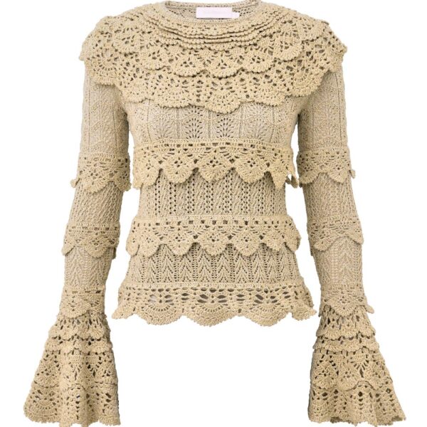 Elevate your elegance in this Zimmermann Tops available now at Coveti