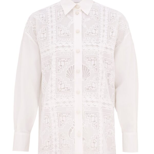 Elevate your elegance in this Zimmermann Tops available now at Coveti