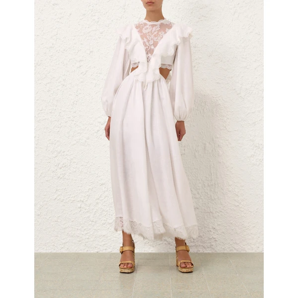 Elevate your elegance in this Zimmermann Dresses available now at Coveti