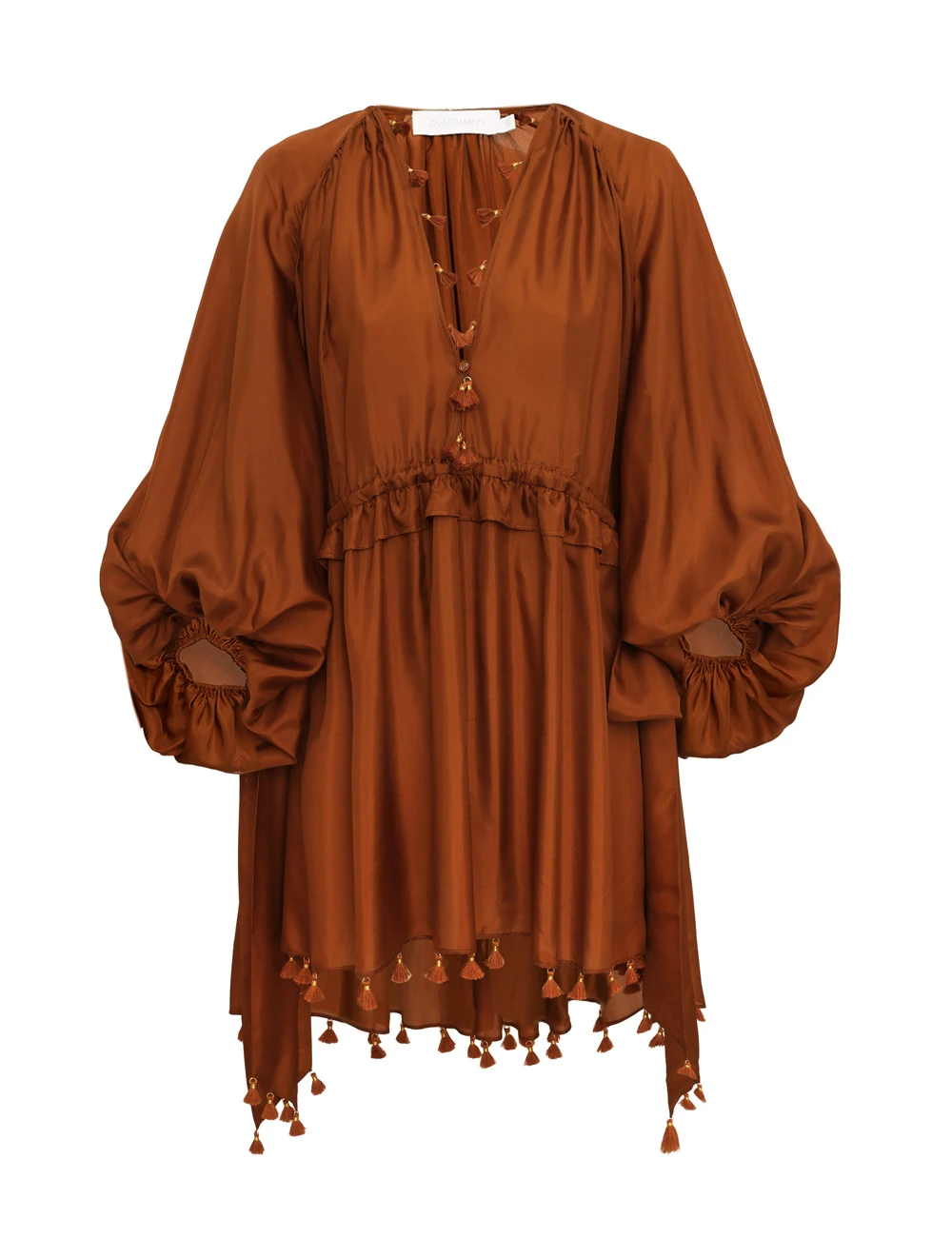 Zimmermann Sundance Tassel Mini Dress | Ready to Wear Collection Coveti Elevate your elegance in this Zimmermann Dresses available now at Coveti