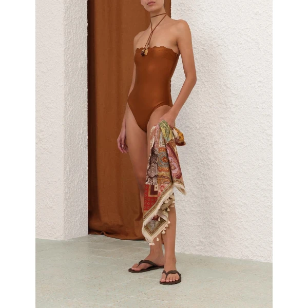 Elevate your elegance in this Zimmermann Beachwear available now at Coveti