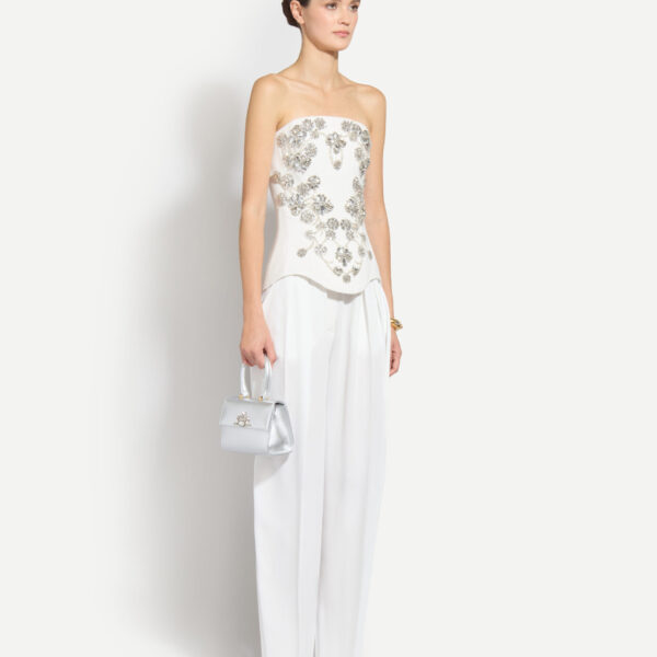 Zuhair Murad Cady Beaded Top - Tops - Lebanese Haute Couture and Evening Gowns at Coveti