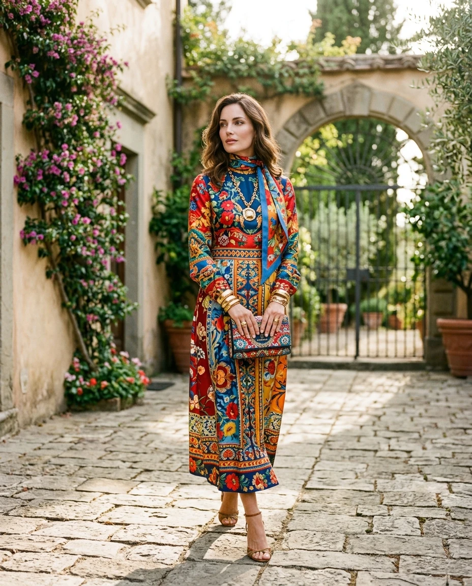 Gemma Deeks Style Guide: The La DoubleJ edit: how to style Italian maximalist prints