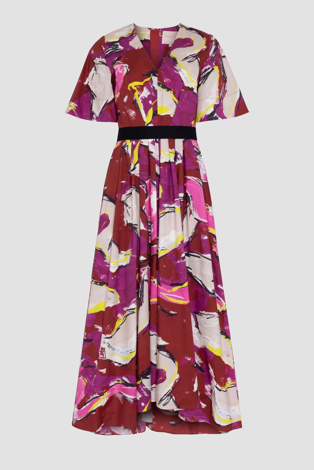 ROKSANDA Sana Dress in Brush Burgundy
