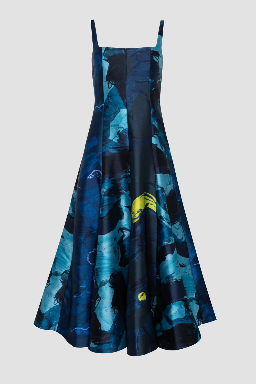 ROKSANDA Zelia Dress in Brush Stripe Verdant