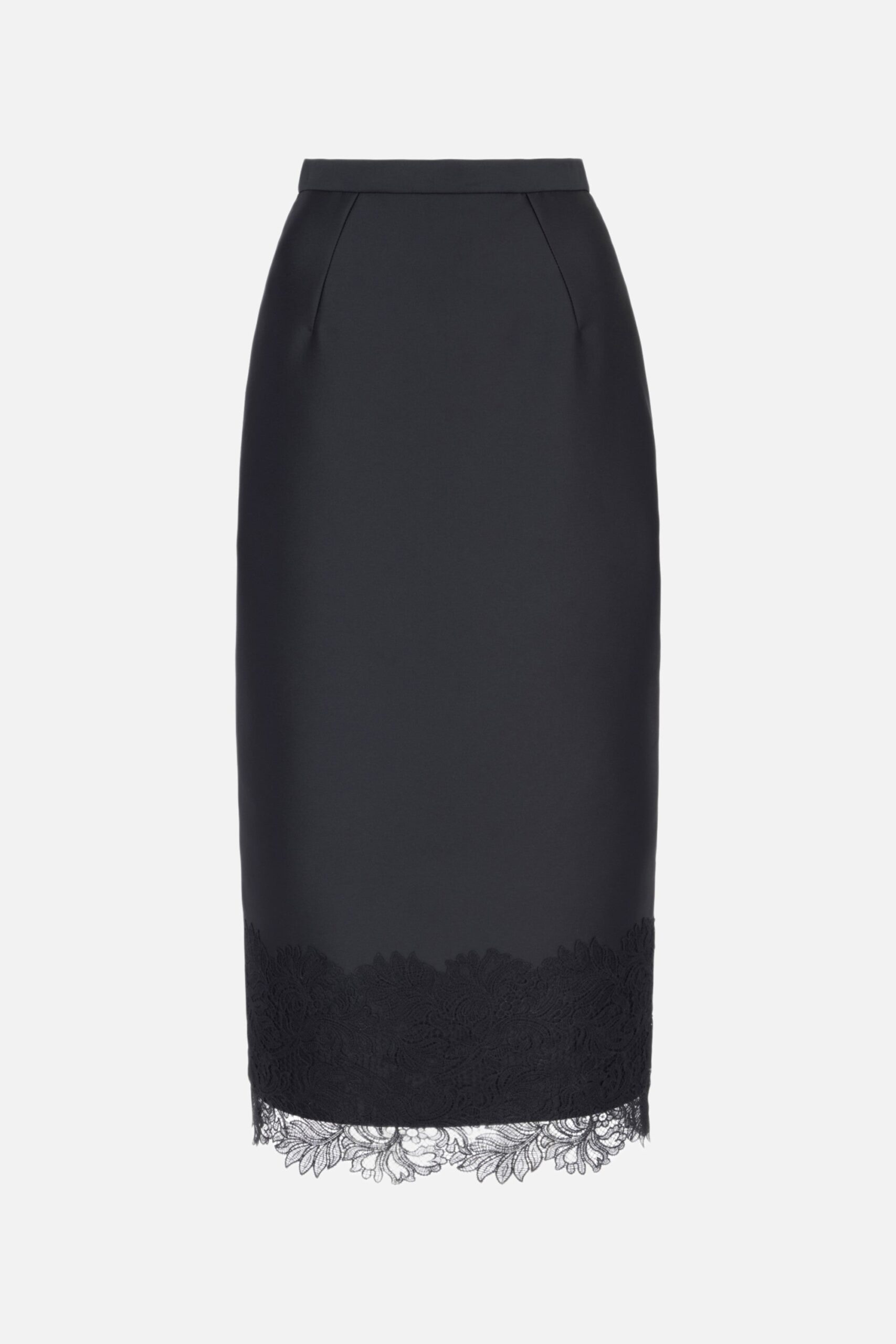 Emilia Wickstead Winny Skirt in Black Cloque