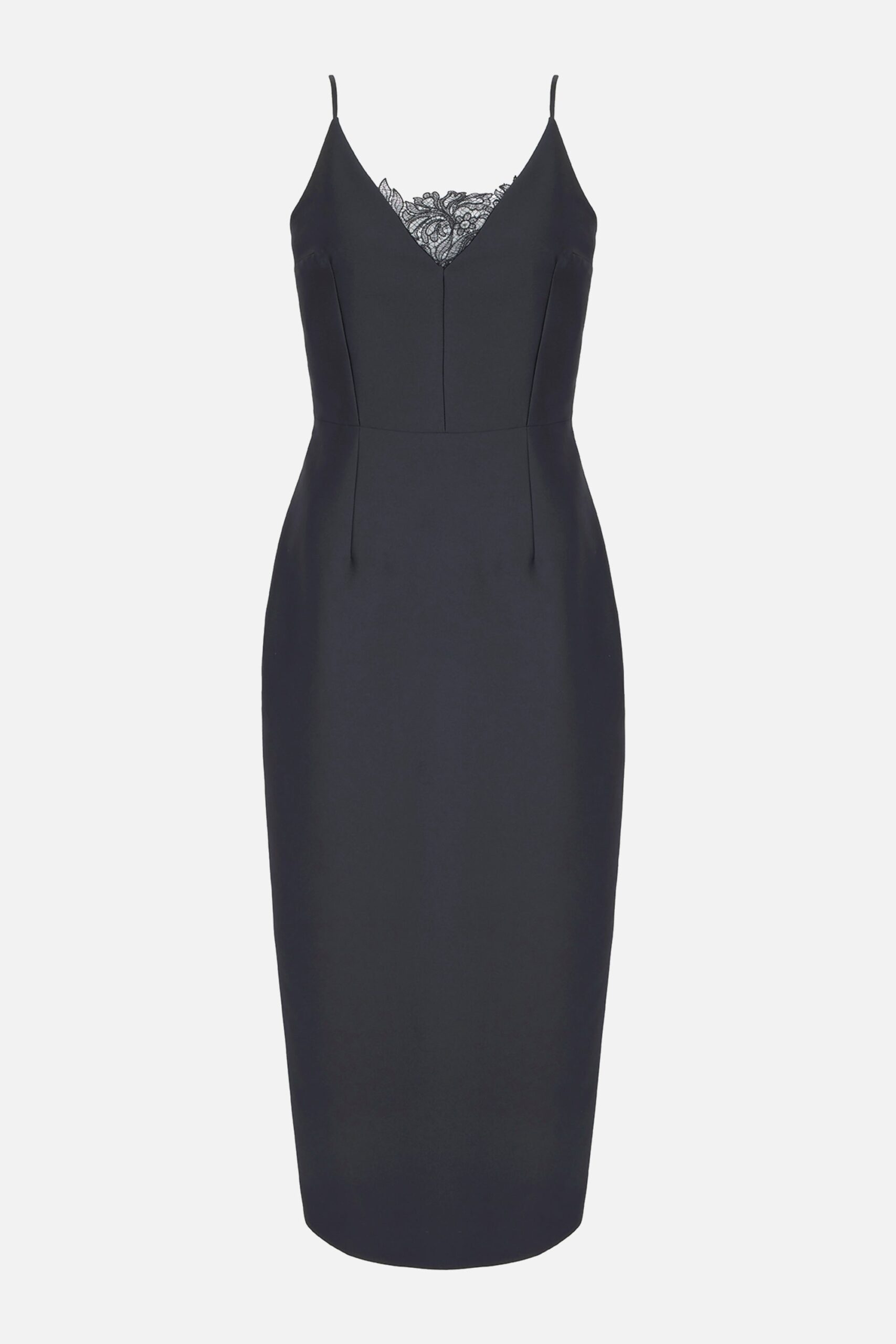 Emilia Wickstead Libera Dress in Black Cloque