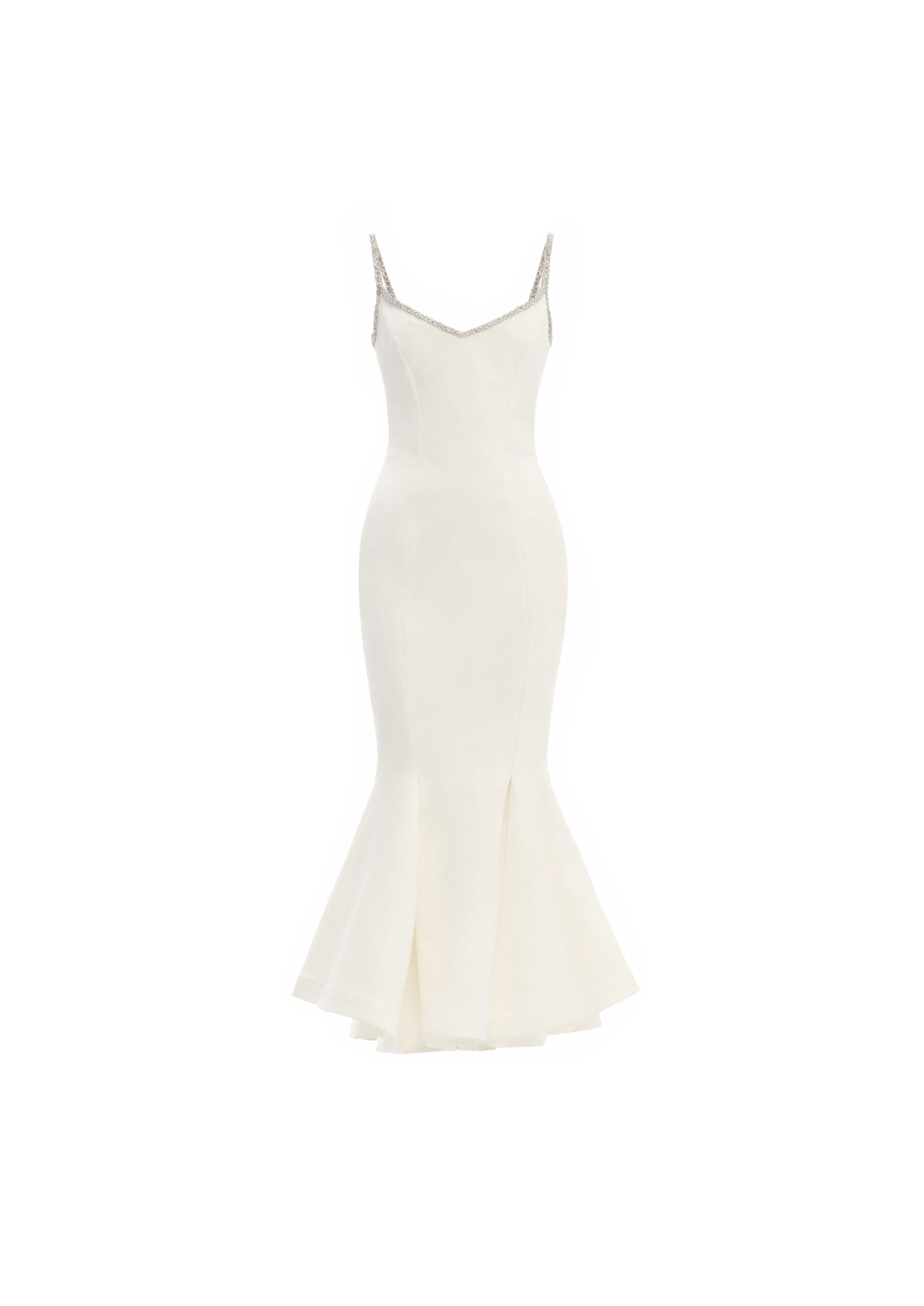 Avaro Figlio Ilary Tulip Midi Dress in White