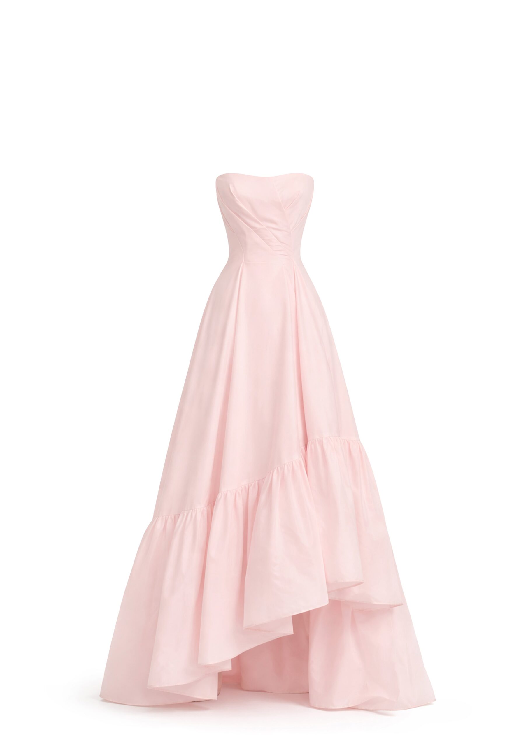Avaro Figlio Strapless Gown in Pink