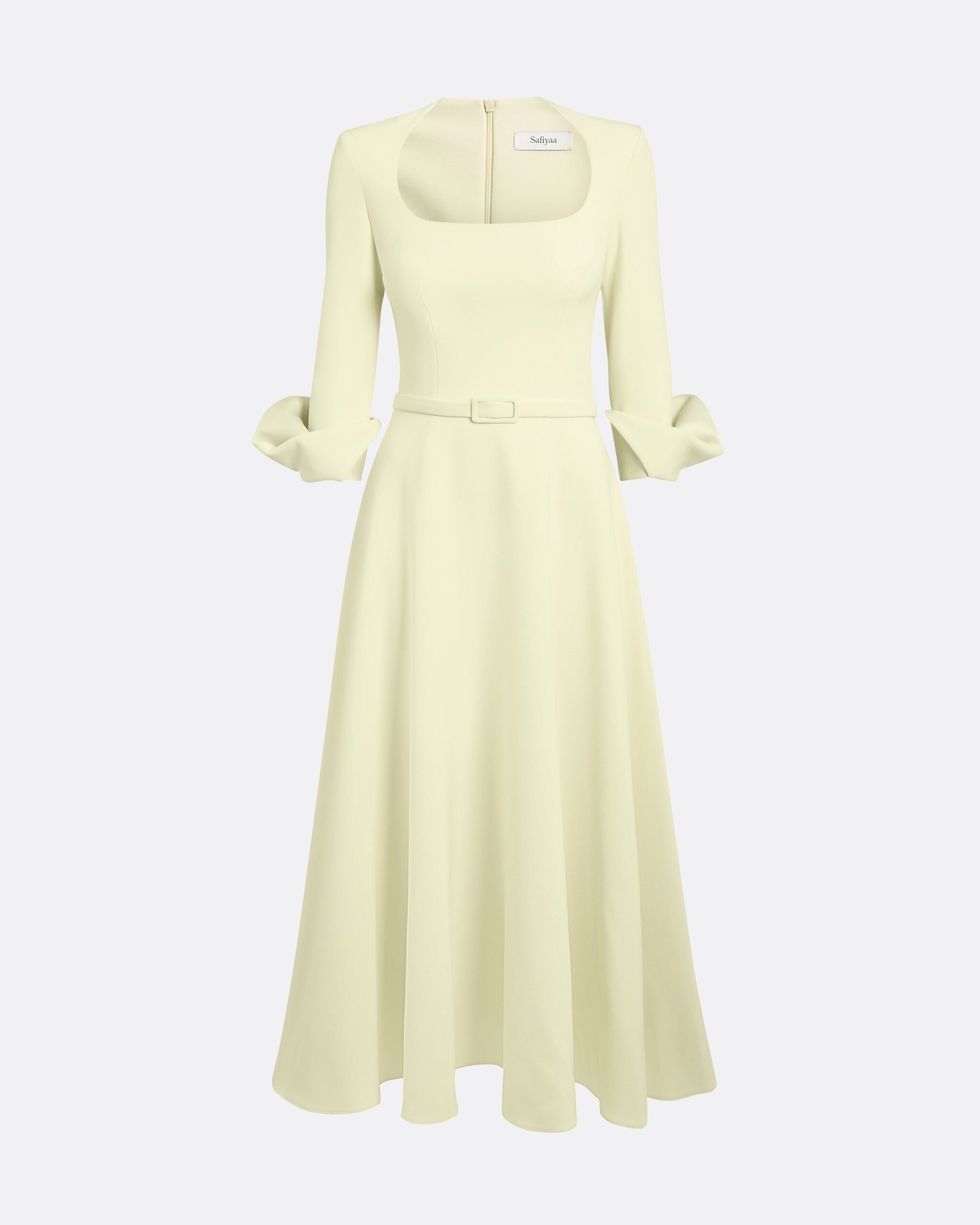 Ellis Midi Dress in Buttermilk