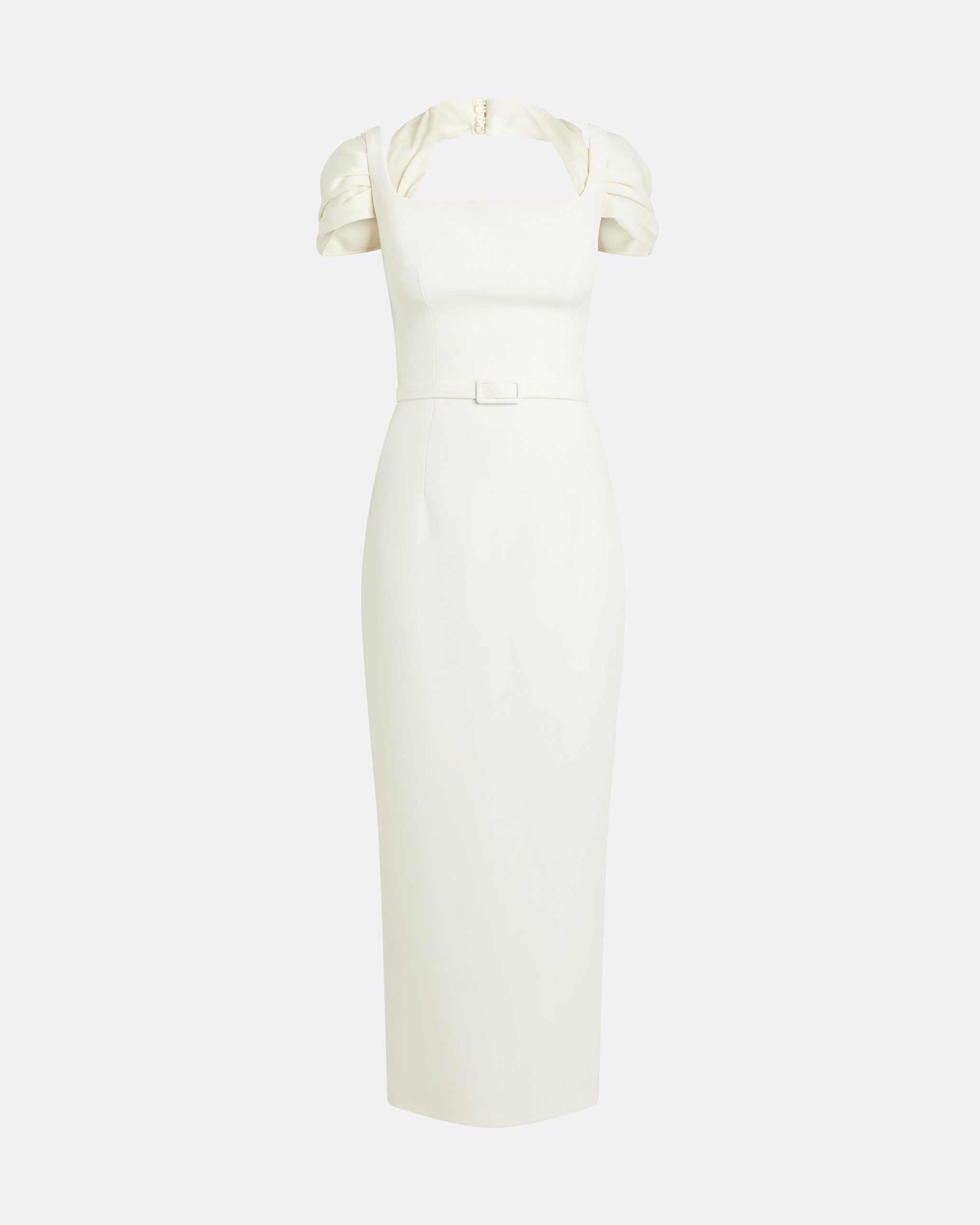Ifara Midi Dress in Ivory