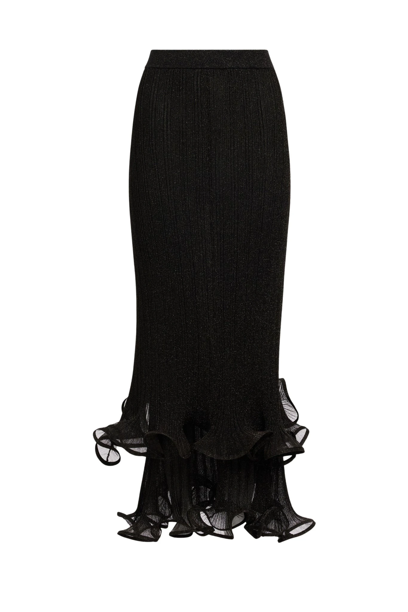 Aje-Agata-Ruffle-Knit-Midi-Skirt43606_nobg Aje Agata Ruffle Knit Midi Skirt