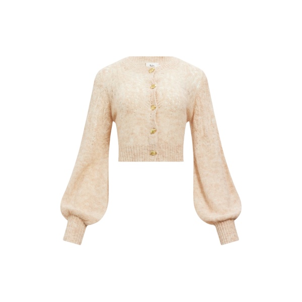 Aje Brielle Lace Knit Cardigan