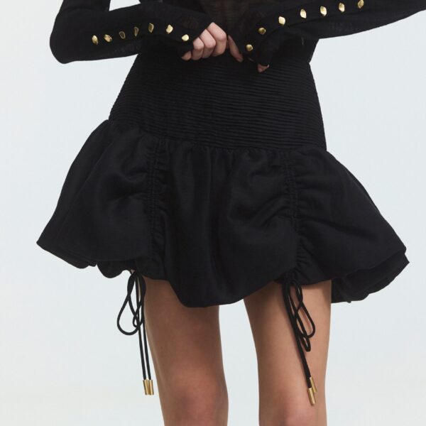Black knitwear