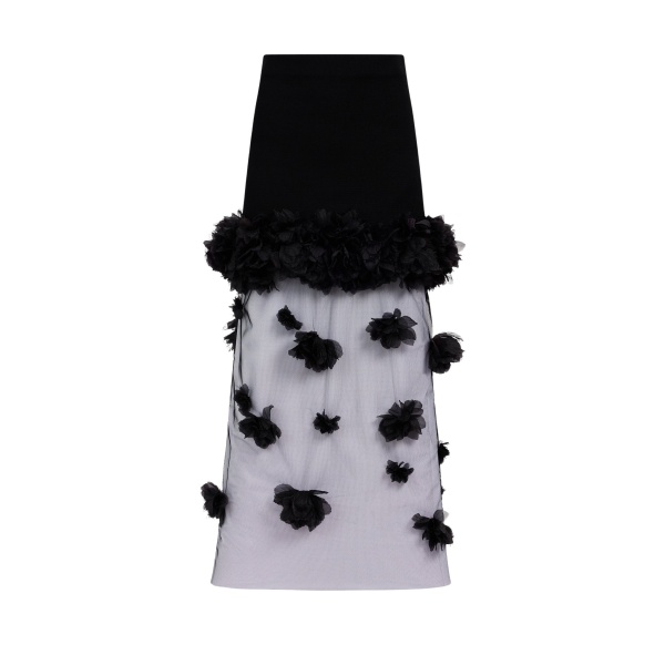 Aje Fleura Knit Midi Skirt