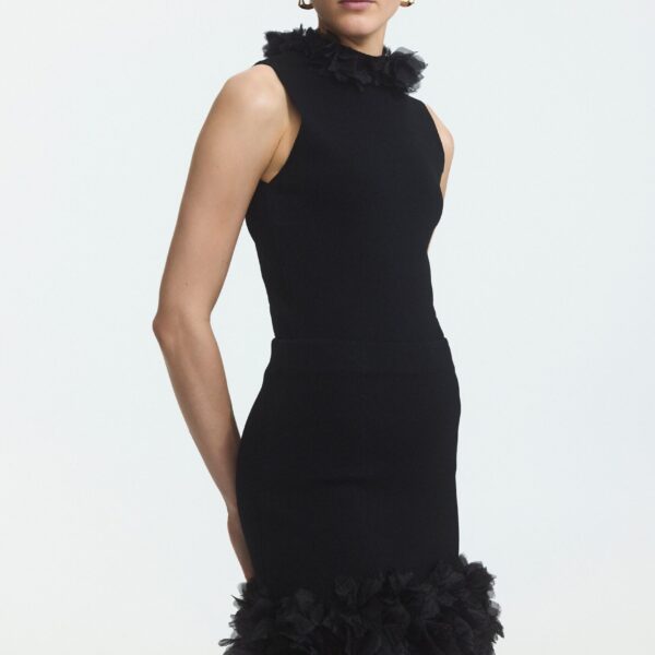Black knitwear
