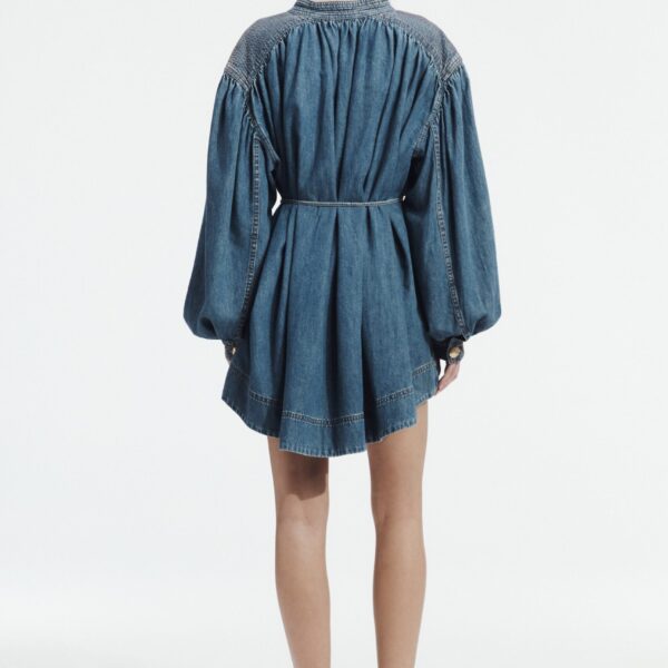 Aje Viva Denim Mini Dress