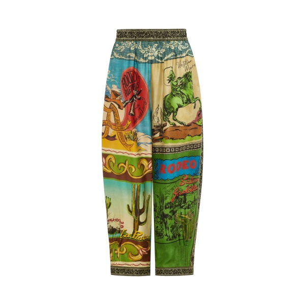 Alémais Ace Tapered Silk Pant