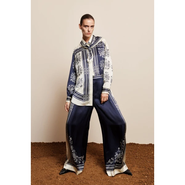 Alémais Banderra Silk Pant