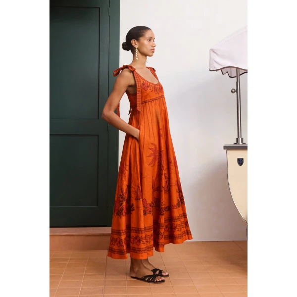Alémais Orange dress