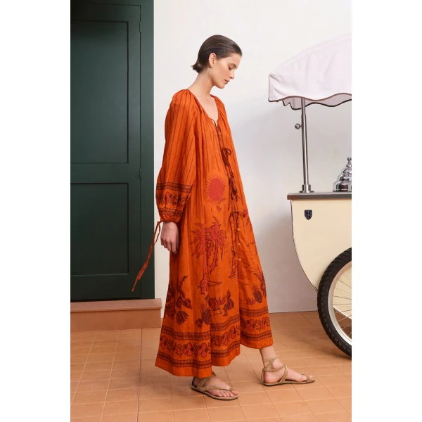 Alémais Orange dress