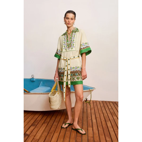 Alémais Bridgette Mini Shirtdress