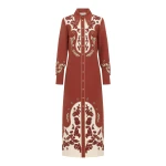 Alémais Duke Embroidered Shirtdress