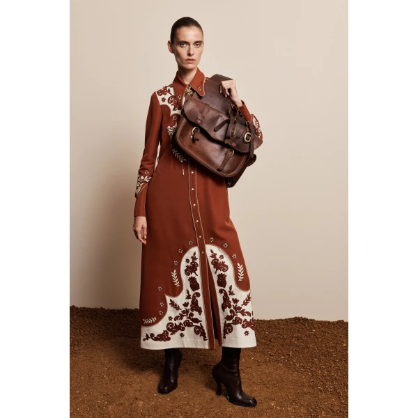 Alémais Duke Embroidered Shirtdress