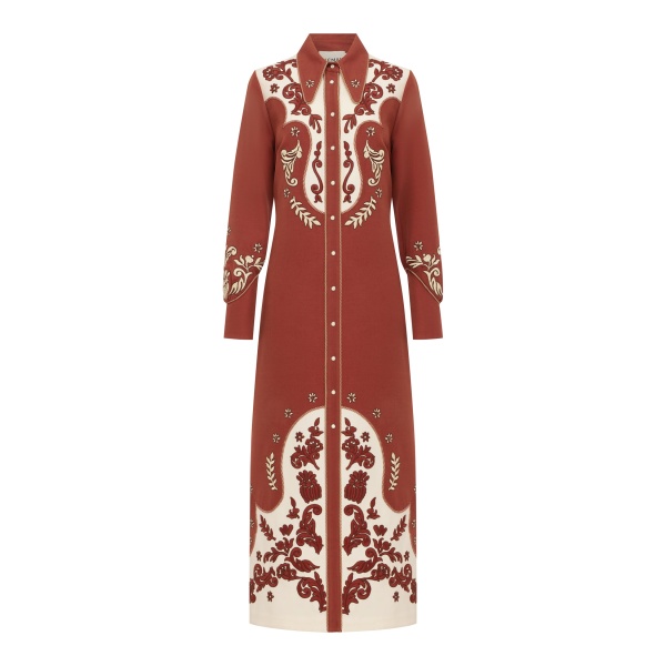 Alémais Duke Embroidered Shirtdress