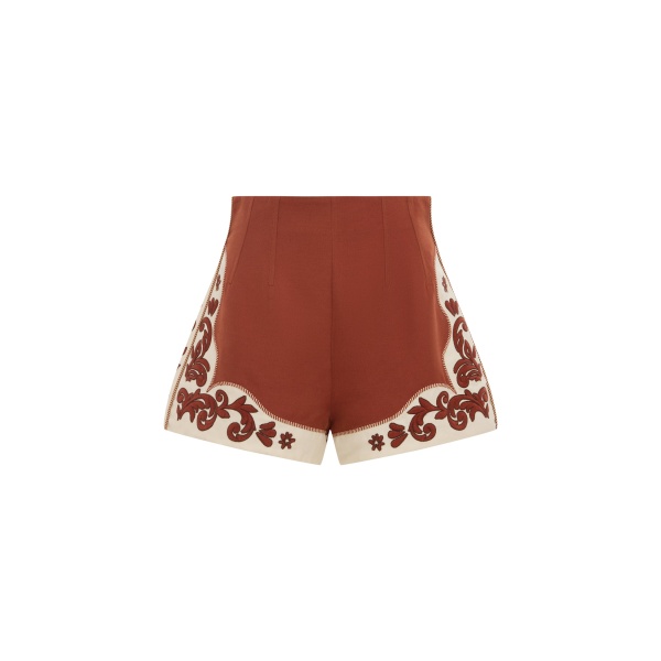 Alémais Duke Embroidered Short