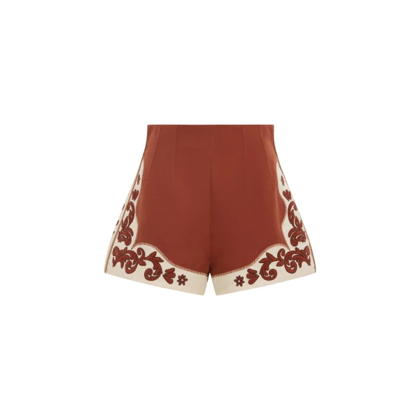 Alémais Duke Embroidered Short