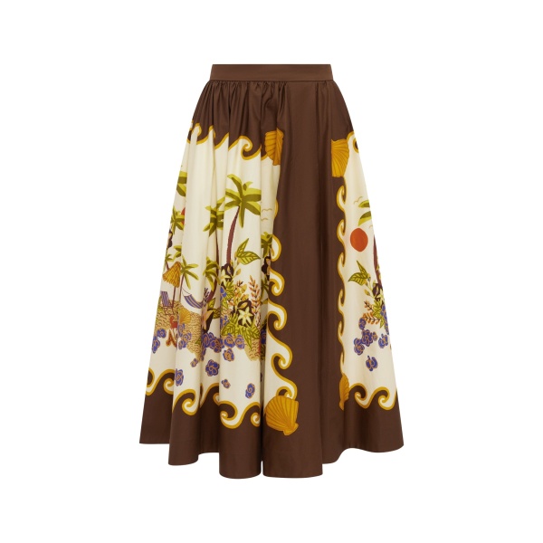 Alémais Island Cove Midi Skirt