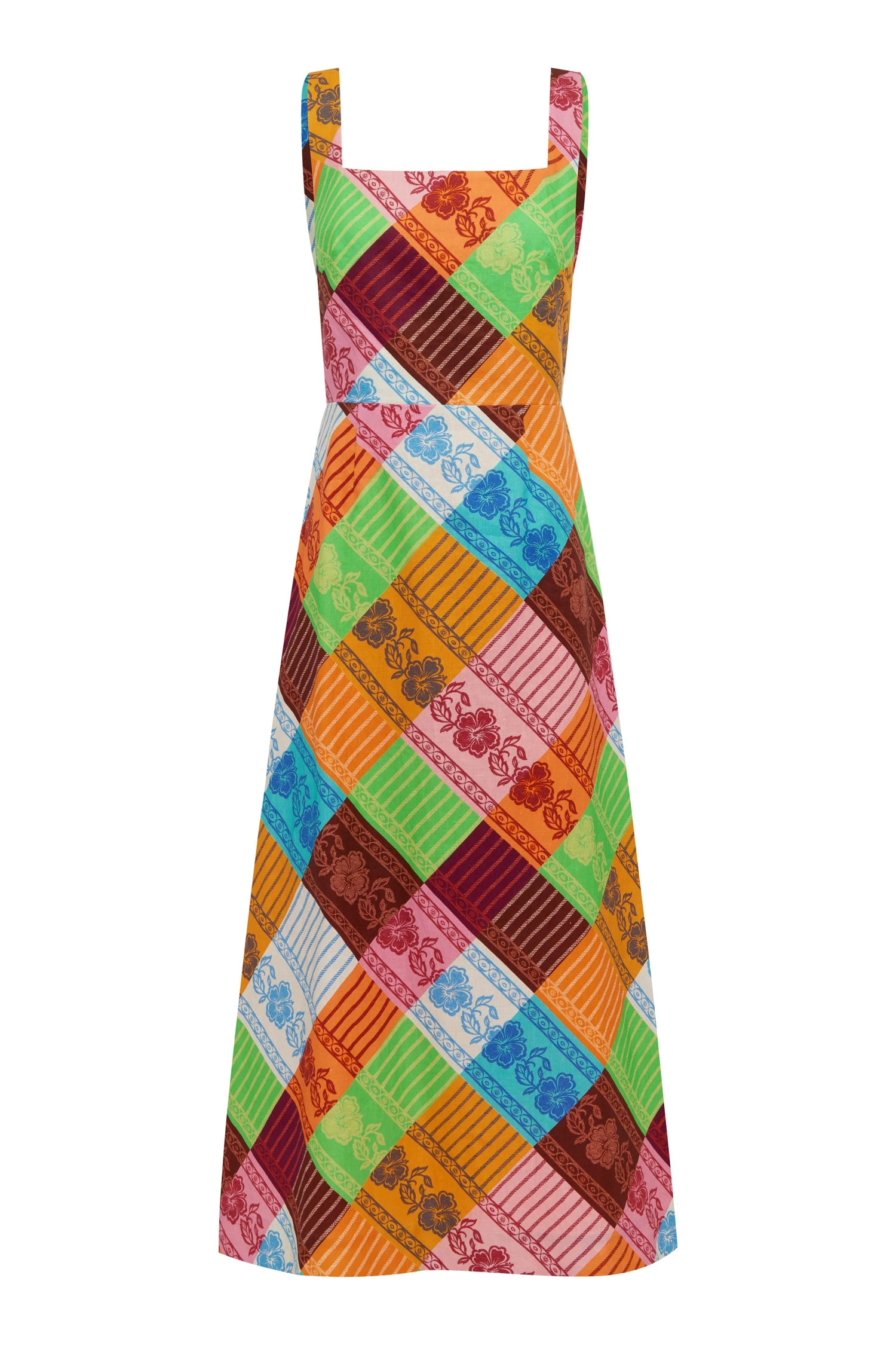 Kaleidoscope Midi Dress by Alemais - Dresses Alémais Kaleidoscope Midi Dress