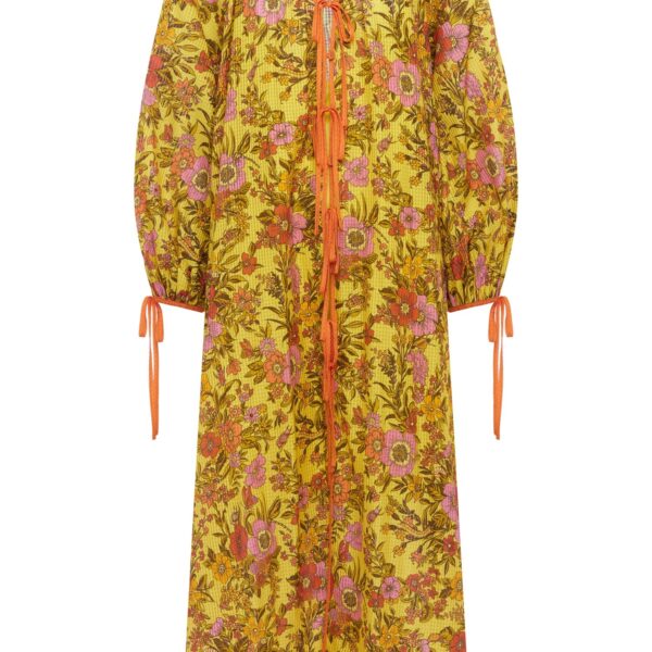 Alémais Kitty Tie Front Shirtdress