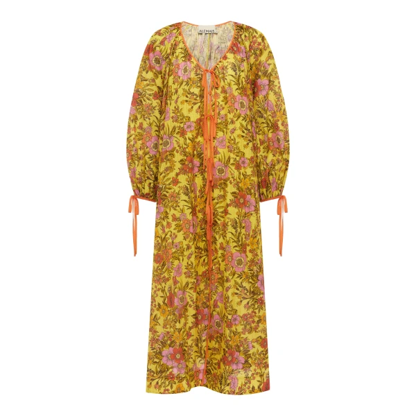 Alémais Kitty Tie Front Shirtdress