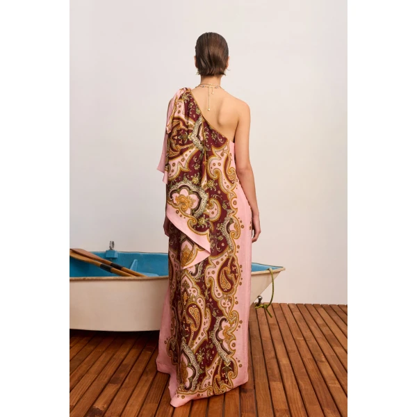 a viscose and linen blend