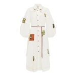 Alémais Westwood Embellished Shirtdress
