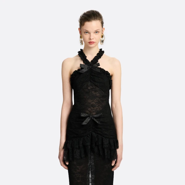 black long dress