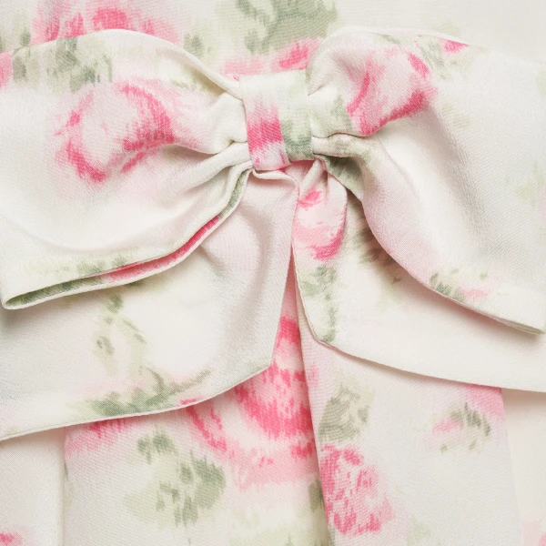 alessandra rich floral print midi dress