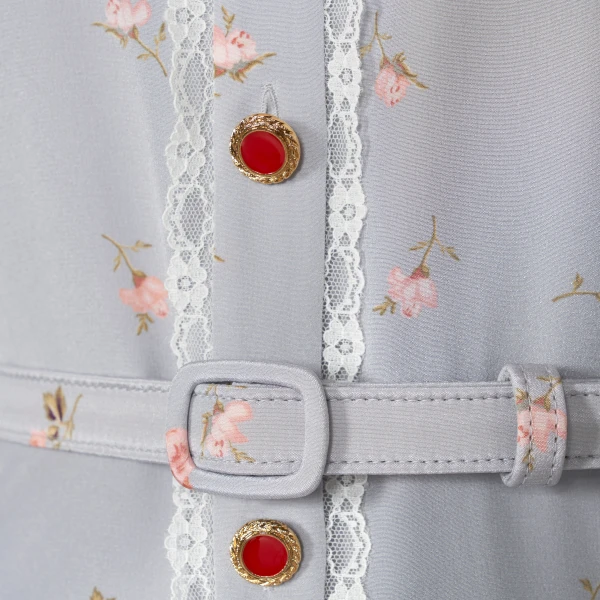 alessandra rich floral print midi dress