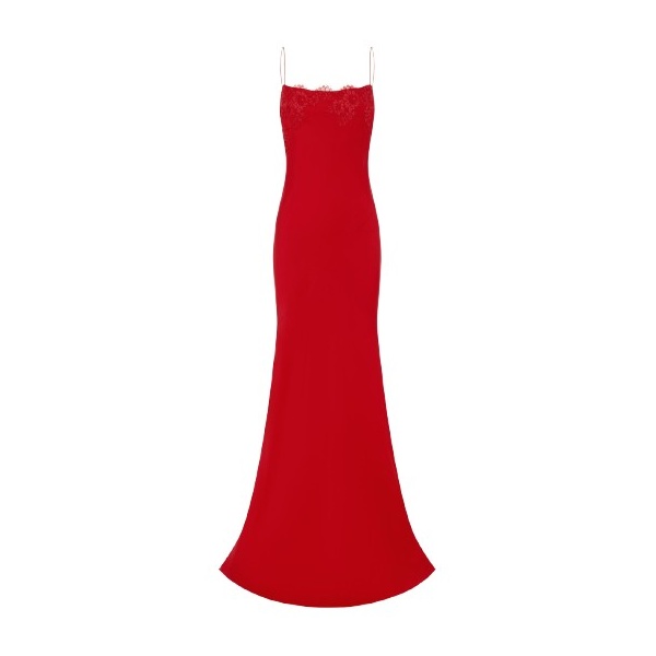 alex perry satin crepe gown