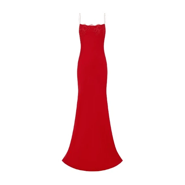 alex perry satin crepe gown