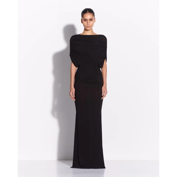 Cape Drape Gown