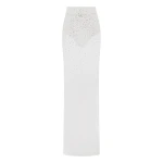 alex perry crystal mesh skirt