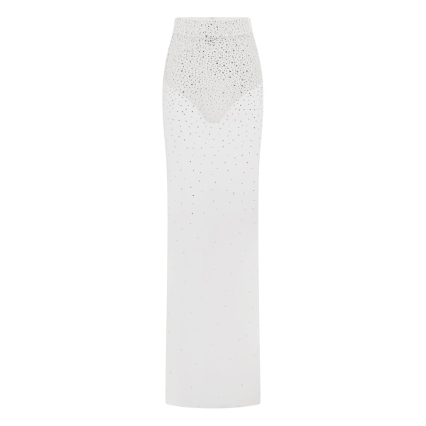 alex perry crystal mesh skirt
