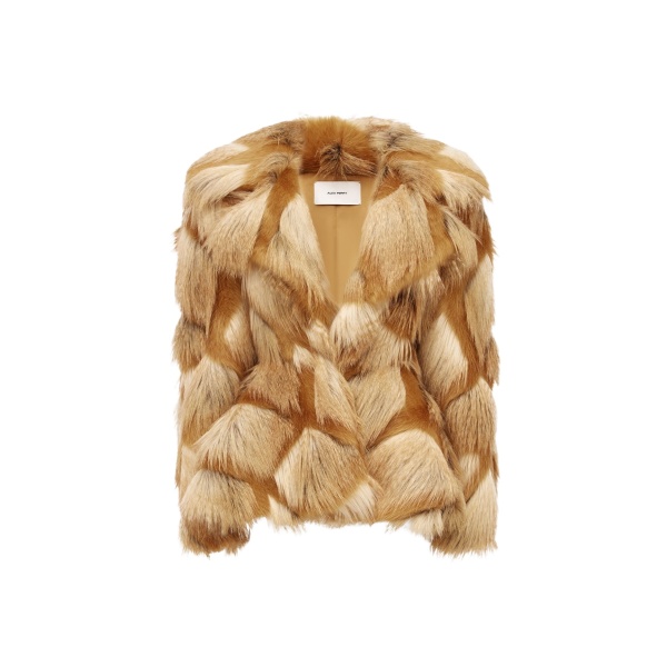 alex perry faux fur jacket