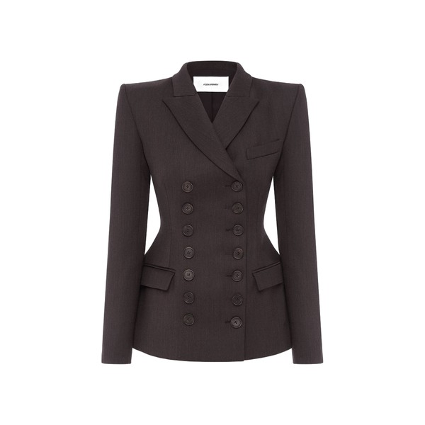 alex perry wool suiting blazer