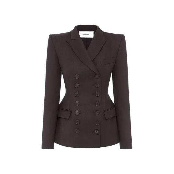 alex perry wool suiting blazer