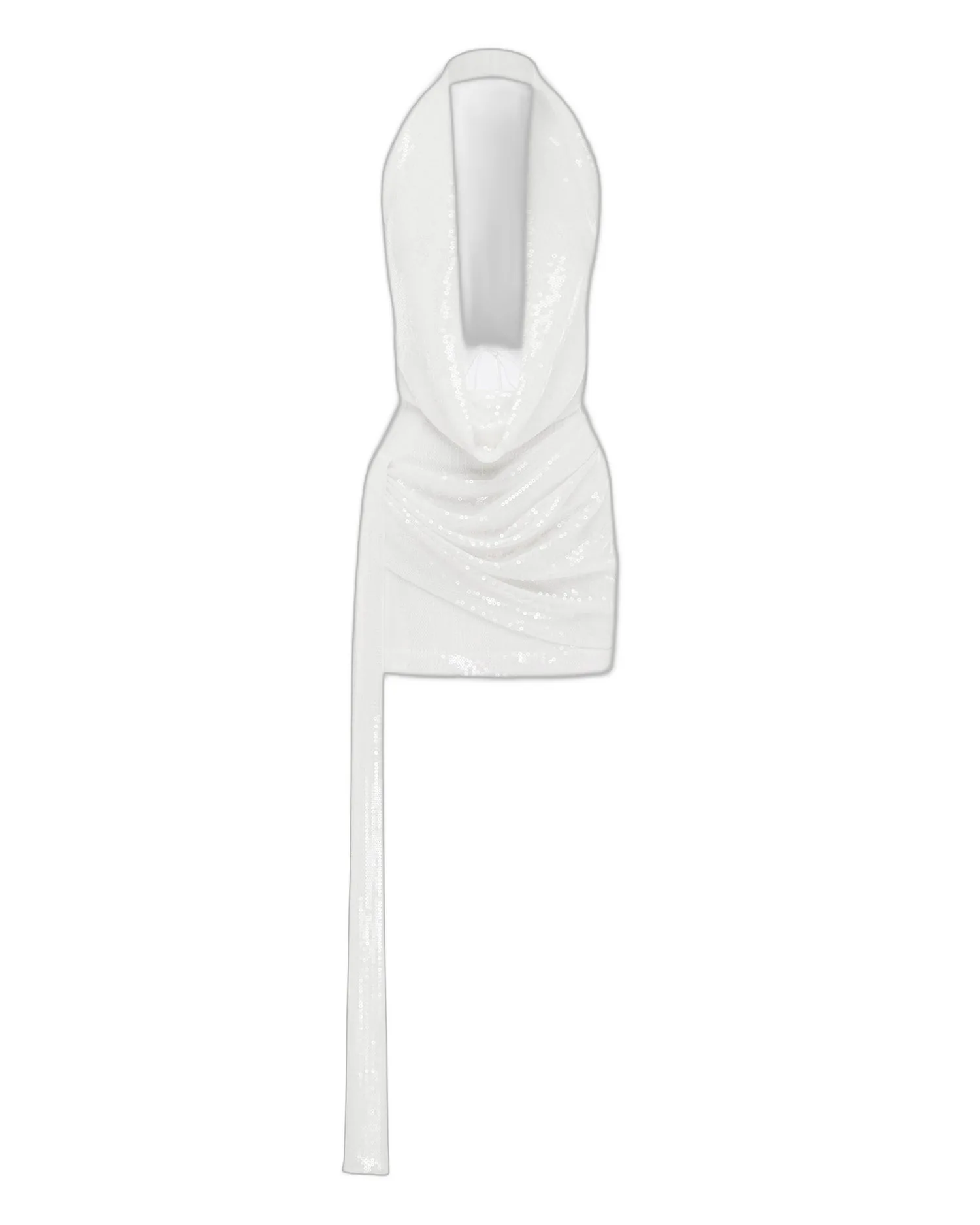 Alex Perry Halter Draped Wrap Mini Dress in Sequin alex perry sequin mini dress