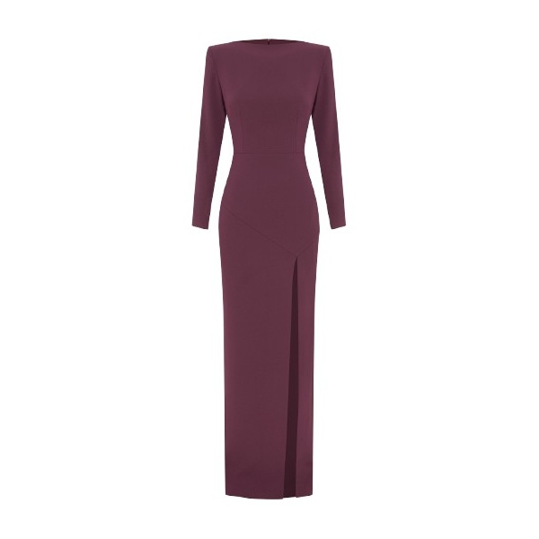 alex perry crepe gown